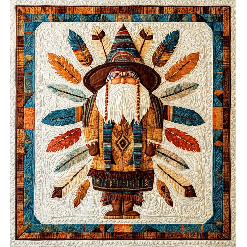 Native American Gnome DAI171224075 Quilt Blanket
