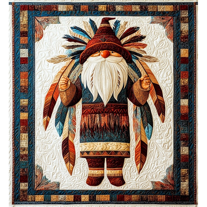 Native American Gnome DAI171224076 Quilt Blanket