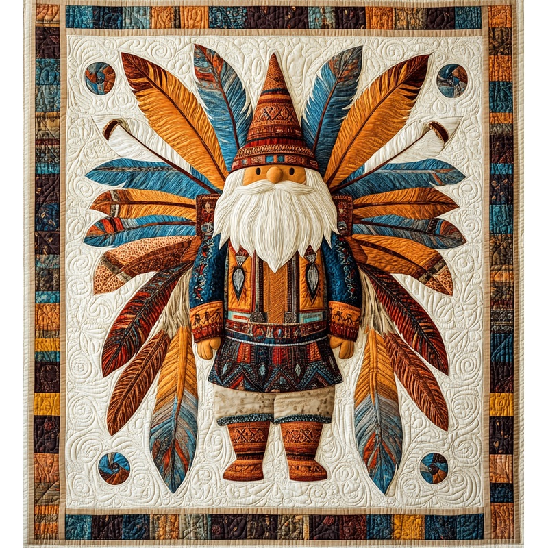 Native American Gnome DAI171224077 Quilt Blanket