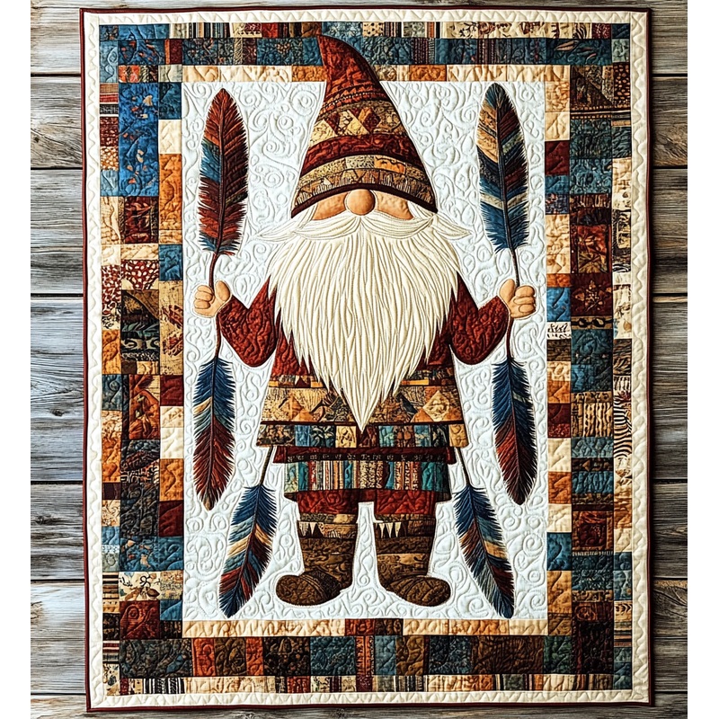 Native American Gnome DAI171224081 Quilt Blanket