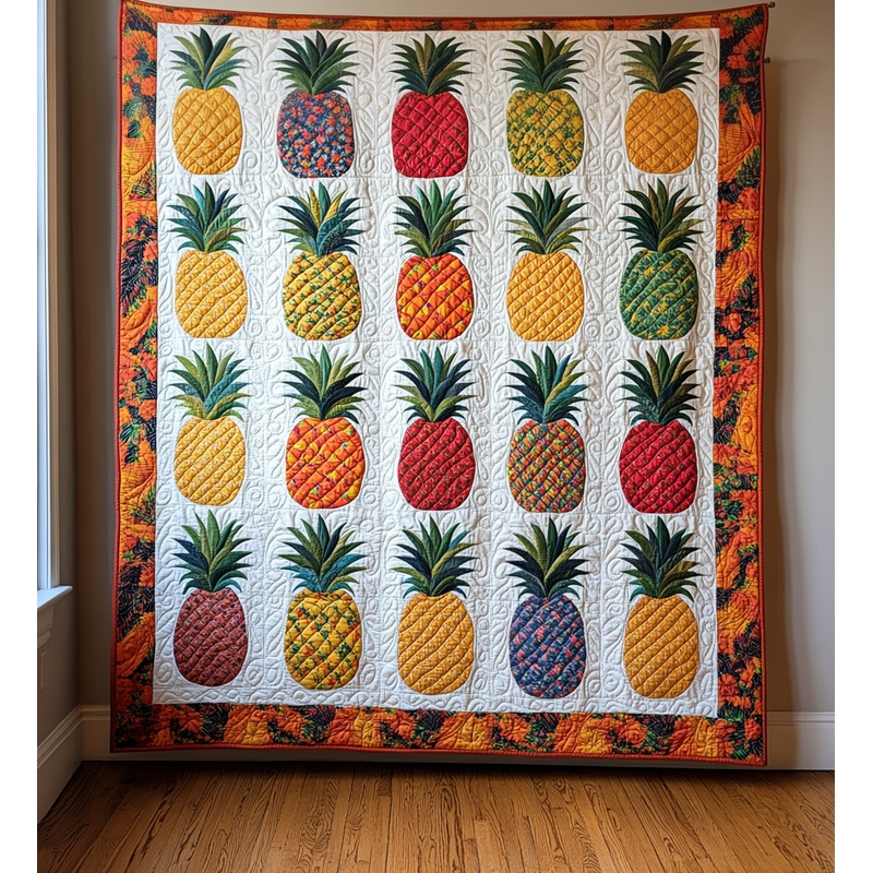 Pineapple DAI171224017 Quilt Blanket