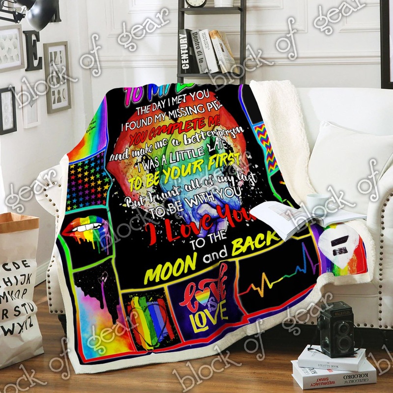 To My Love Lgbt Pride CL03100210MDF Sherpa Fleece Blanket