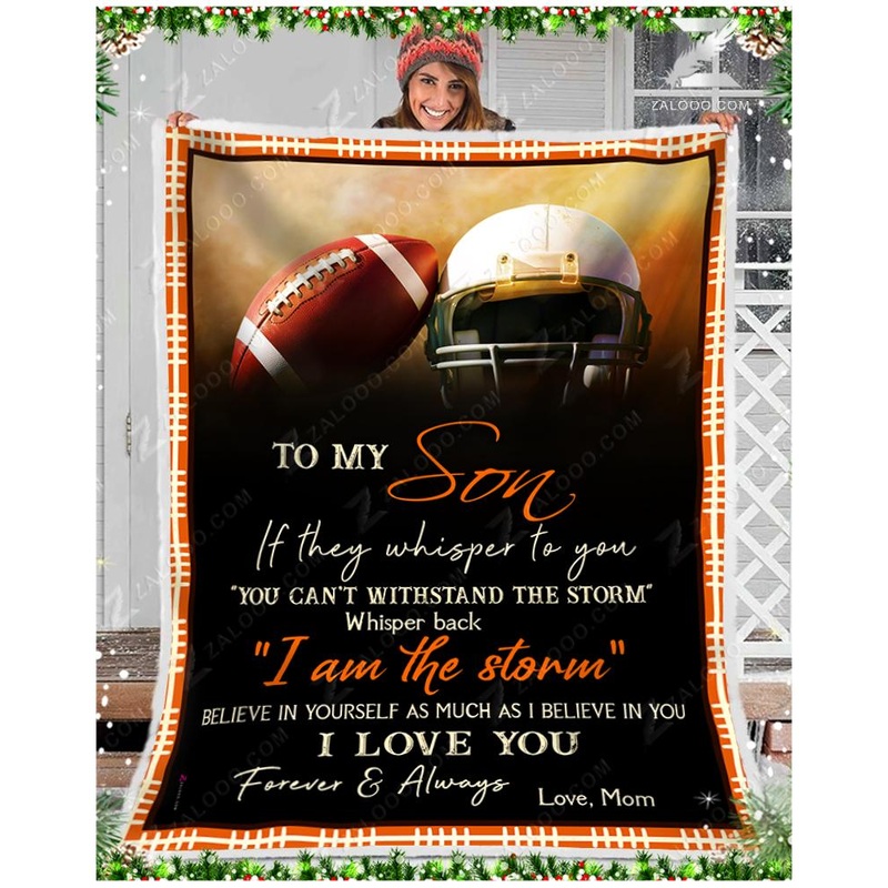 To My Son Mom CL02111690MDF Sherpa Fleece Blanket
