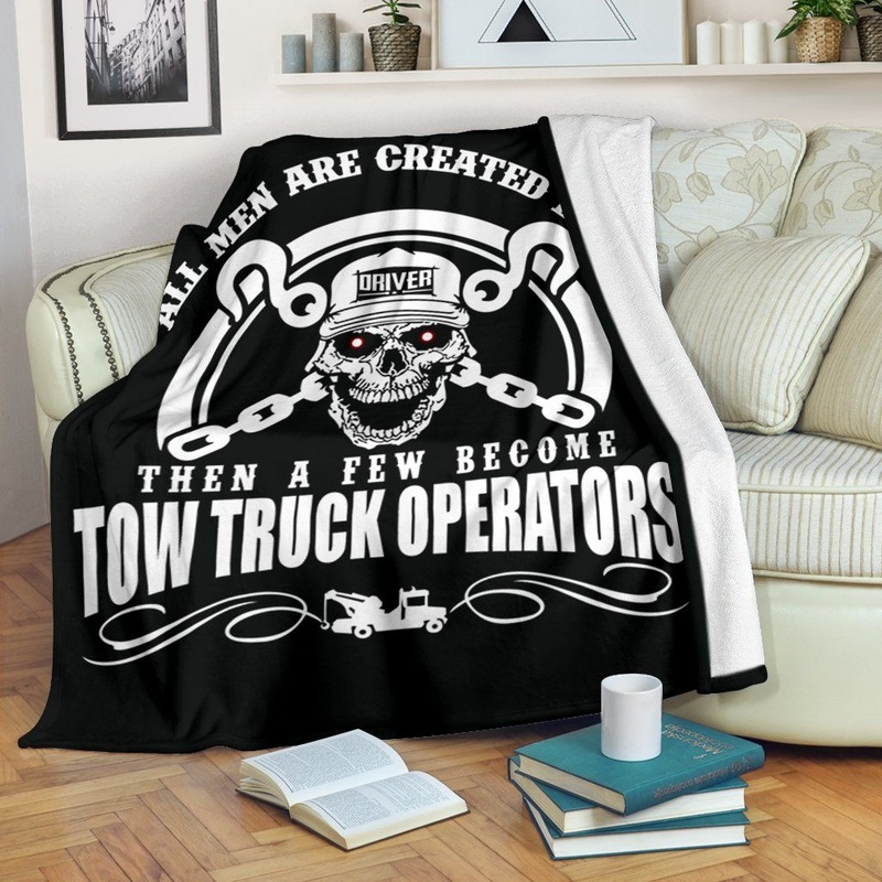 Tow Truck Operator CL11121196MDF Sherpa Fleece Blanket