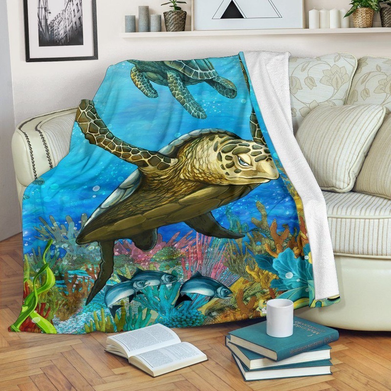 Turtle CL05120355MDF Sherpa Fleece Blanket