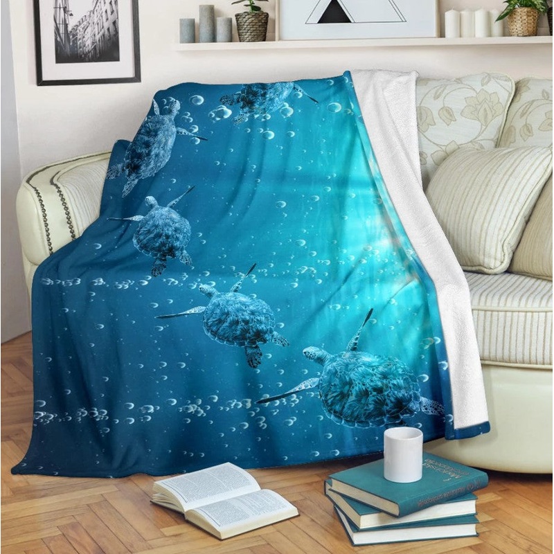 Turtle CLA2011348F Sherpa Fleece Blanket