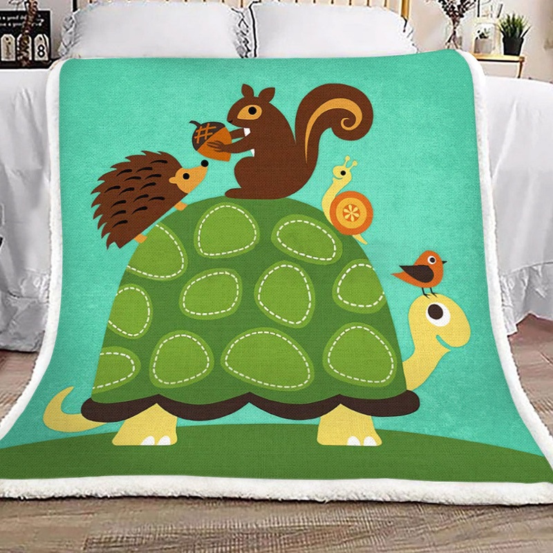 Turtle HM1709234TT Sherpa Fleece Blanket