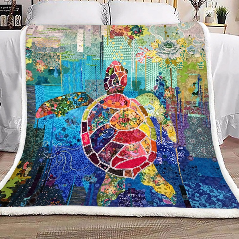 Turtle HM1709236TT Sherpa Fleece Blanket