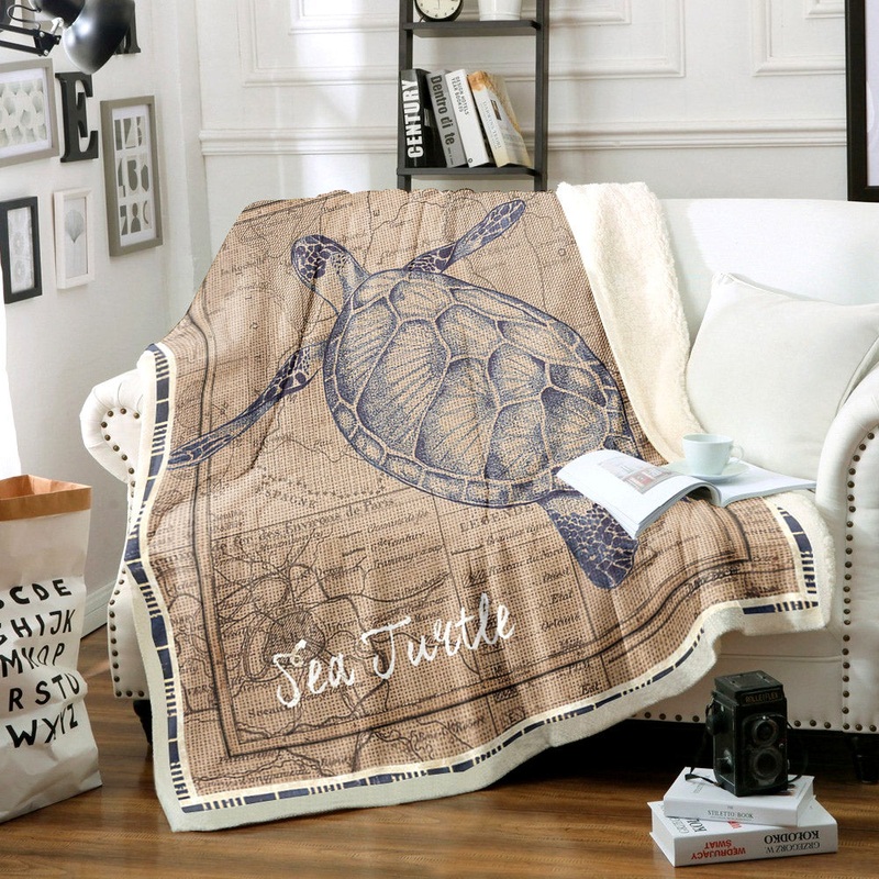 Turtle NN1710142TT Sherpa Fleece Blanket