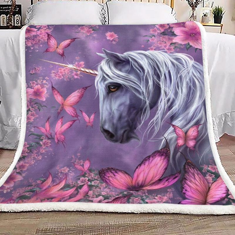 Unicorn CG0210183TT Sherpa Fleece Blanket