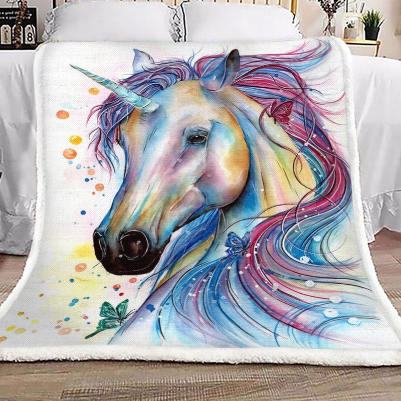 Unicorn CG3009146TT Sherpa Fleece Blanket