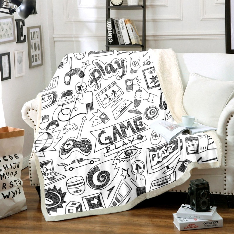 Video Games CG0711156TT Sherpa Fleece Blanket