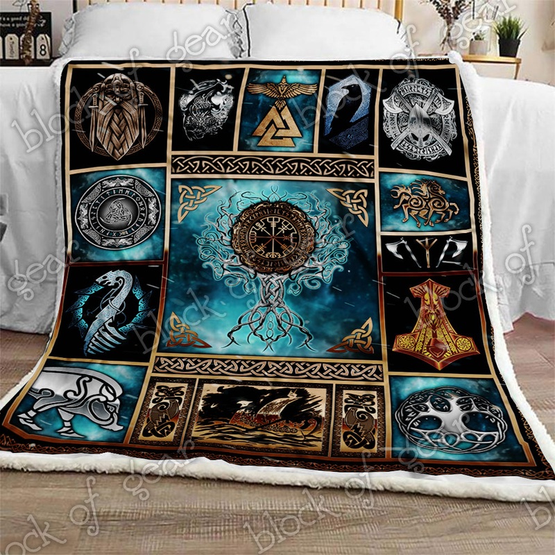 Viking CL301345MDF Sherpa Fleece Blanket