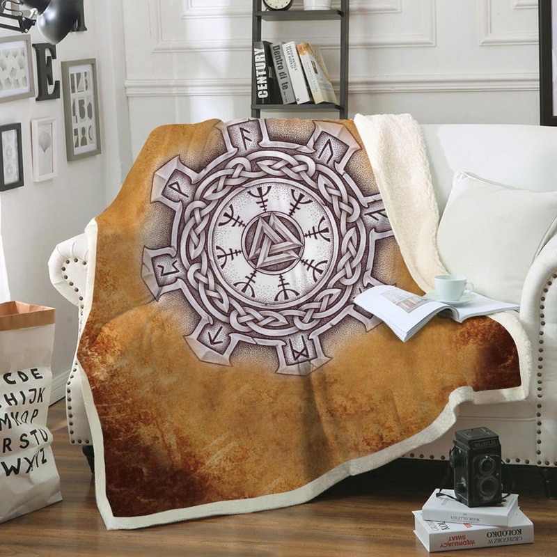 Vikings CLM02121541S Sherpa Fleece Blanket