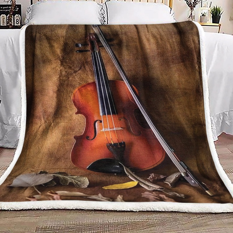 Violin NT2009171F Sherpa Fleece Blanket