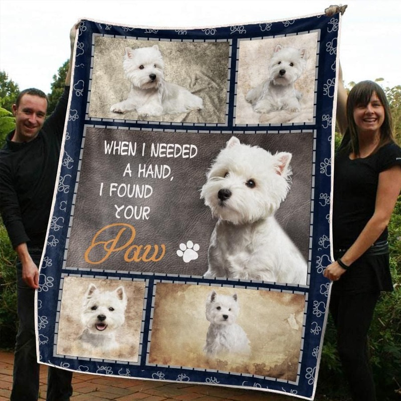 Westie CL20111231MDF Sherpa Fleece Blanket
