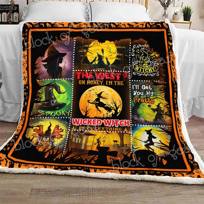 Witch CL1909209MDF Sherpa Fleece Blanket