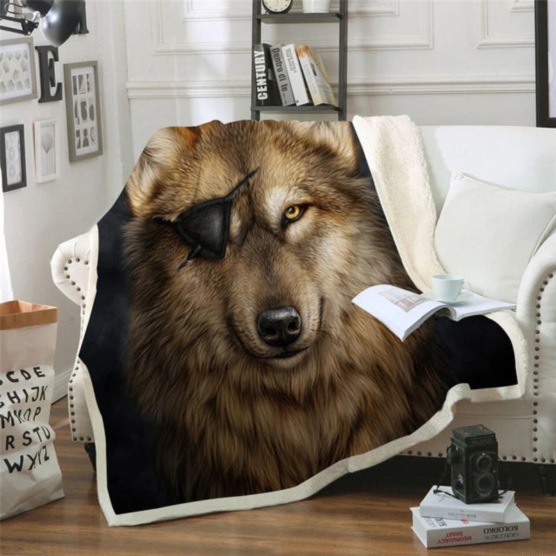 Wolf CLP2810164TT Sherpa Fleece Blanket