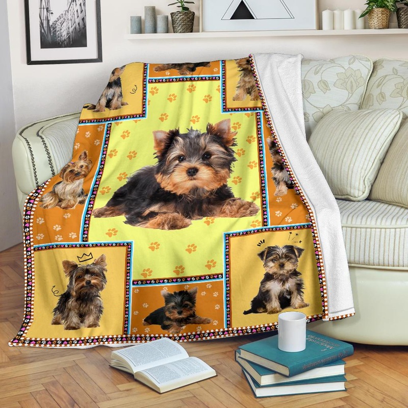 Yellow Yorkshire CLM3010495S Sherpa Fleece Blanket