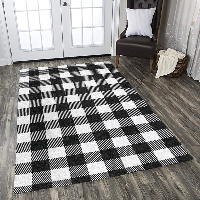 Buffalo check Black white CLA15101317R Rug