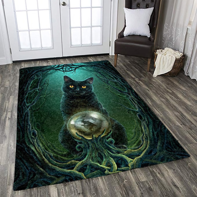 Witch Cat DD240897R Rug