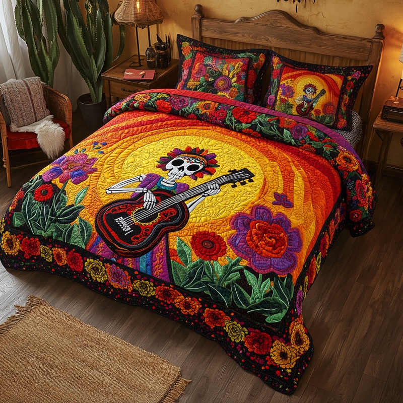 Catrina Guitarist DAI241224212 Quilt Bedding Set