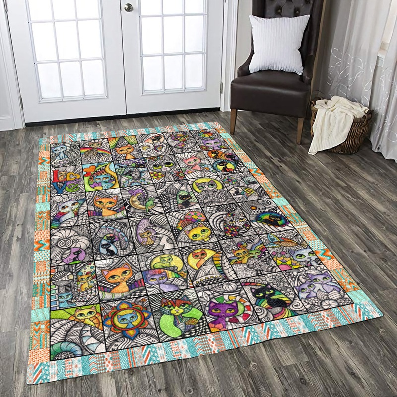 Colorful Cats CLM100805 Rug