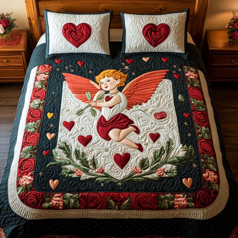Cupid DAI241224190 Quilt Bedding Set