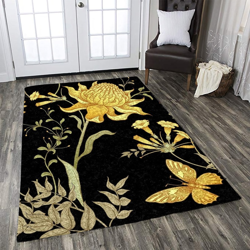 Butterfly Flower CLA1609037R Rug