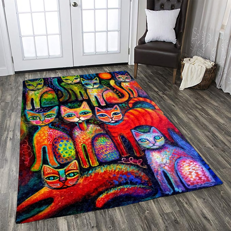 Colorful Cat BT190816R Rug
