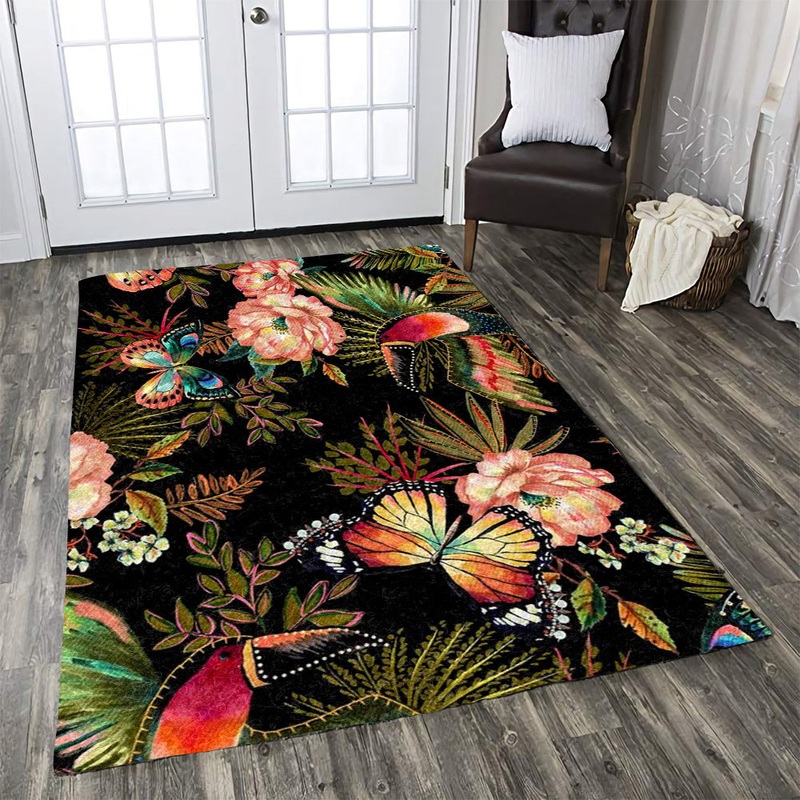Butterfly And Toucan HN0509028R Rug