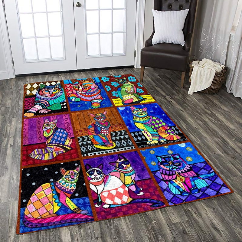 Colorful Cat BT190817R Rug