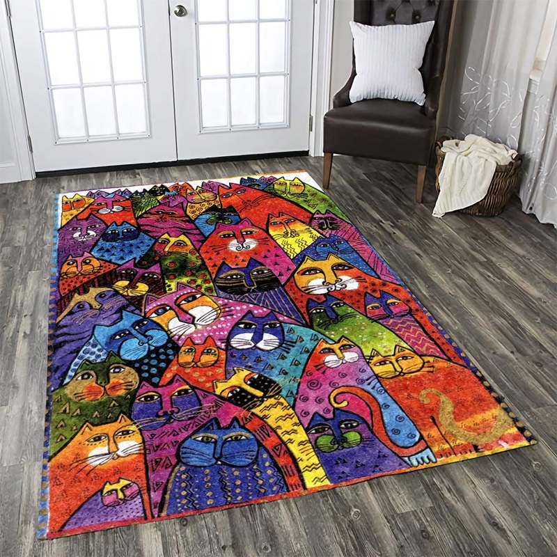 Colorful cat BT200820R Rug