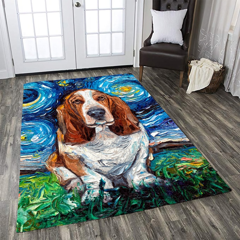 Basset Hound DD160801R Rug