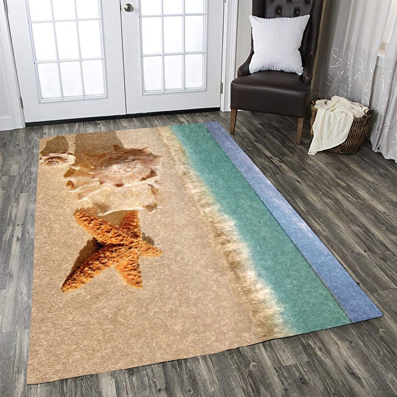 Beach Starfish Shell CL04100021MDR Rug