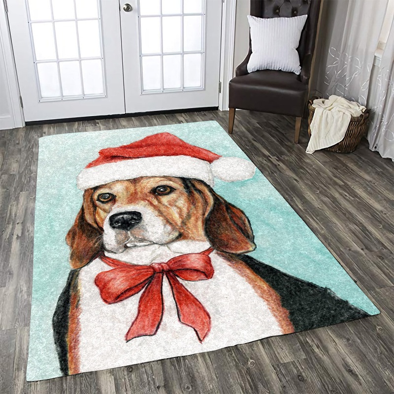 Beagle Christmas HN080902R Rug