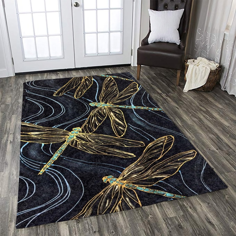 Black And Gold CLA1410180R Rug