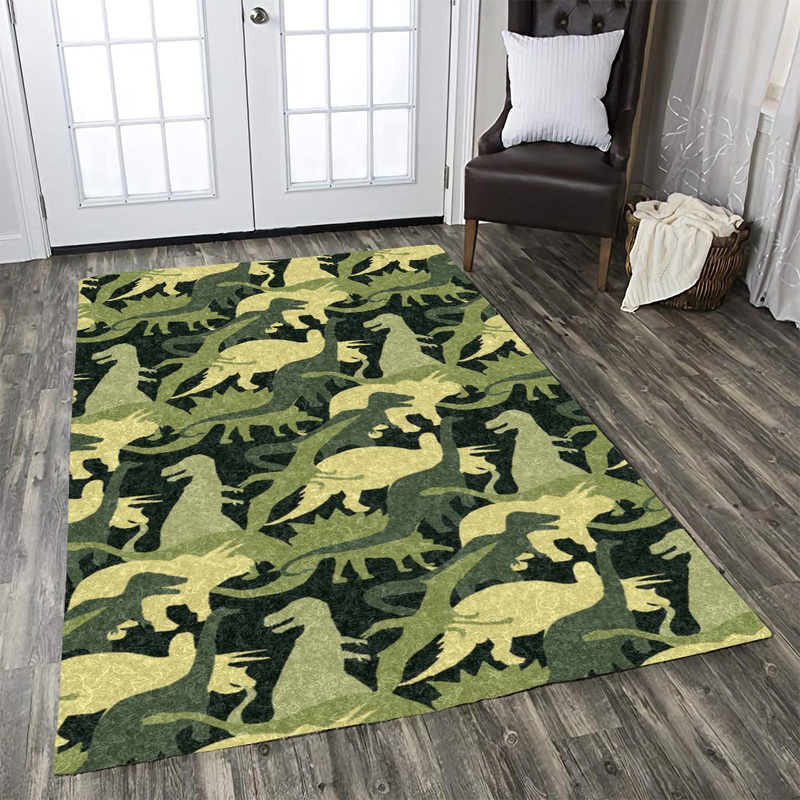 Camouflage Dinosaur CLA15101352R Rug