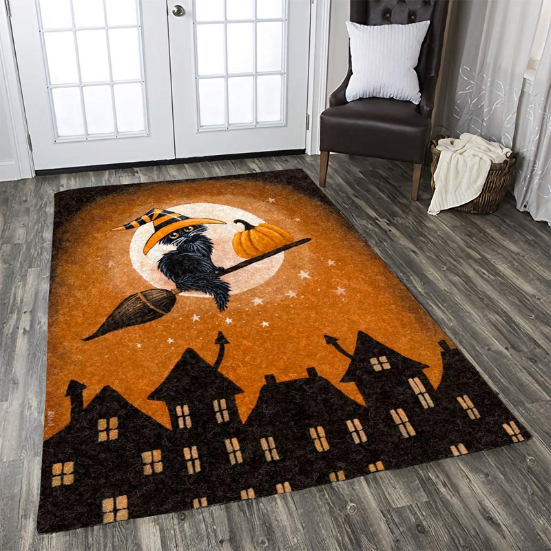 Cat Halloween HN0409023R Rug