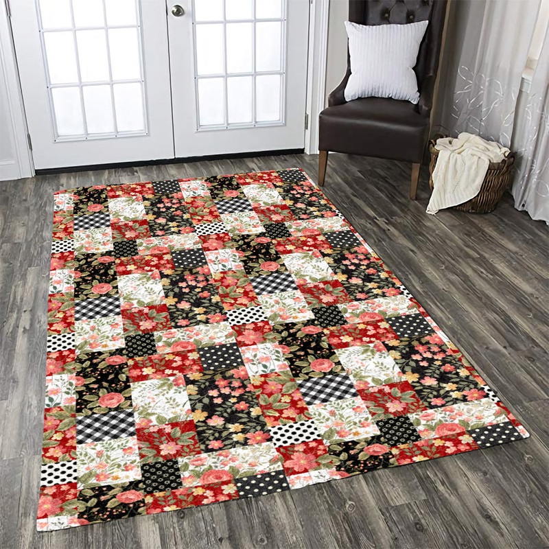 Patchwork Flower CLA15100836R Rug