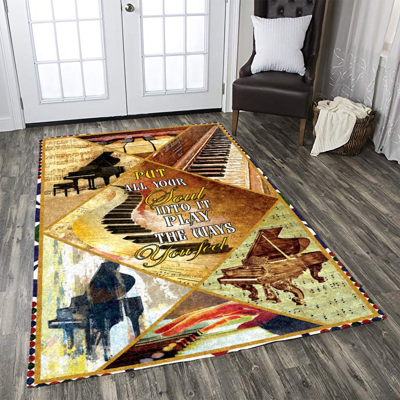Play The Way You Feel,piano CL171027MDRR Rug