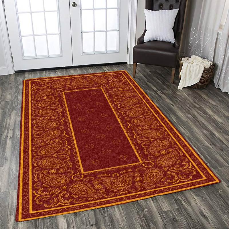 Red and Gold Bandana CLA2110042R Rug