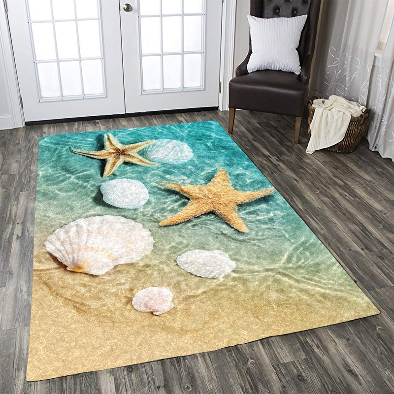 Starfish Scallop Ocean Beach CLG1910115R Rug