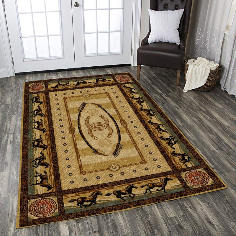 Running Horses CLM100822 Rug