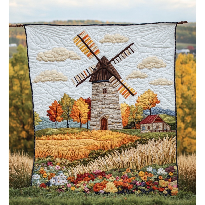 Windmill Field DAI241224469 Quilt Blanket