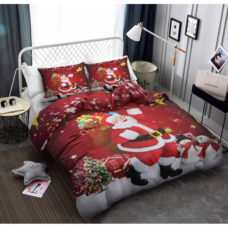 3D Christmas Santa Claus Snow CLA22100481B Bedding Sets