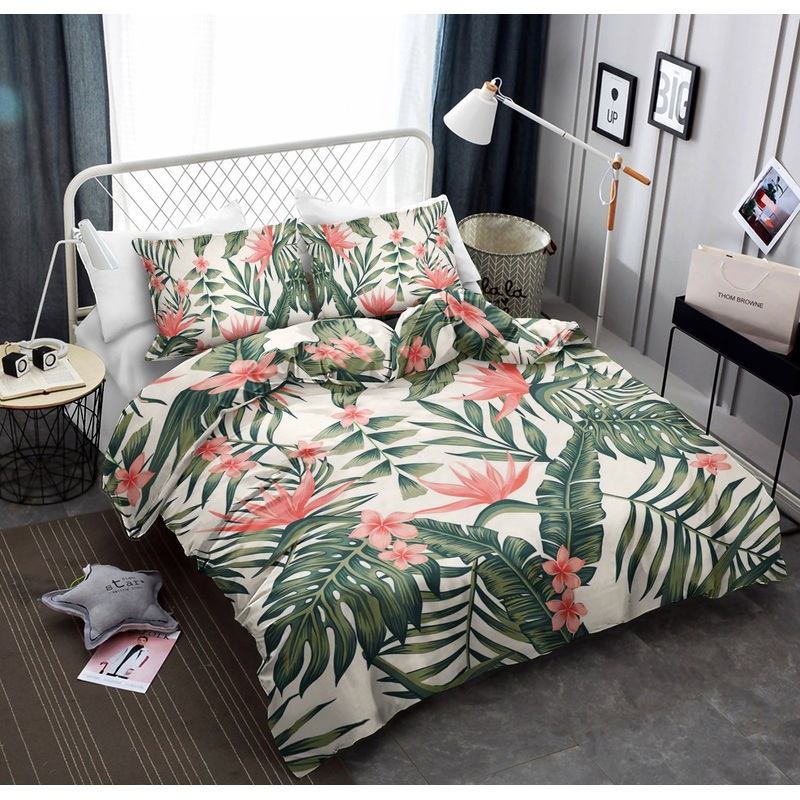 Sweet Tropical Flower Palm Leaves CLA19100569B Bedding Sets