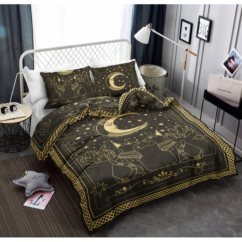 Wiccan Cats And Moon NT090878B Bedding Sets