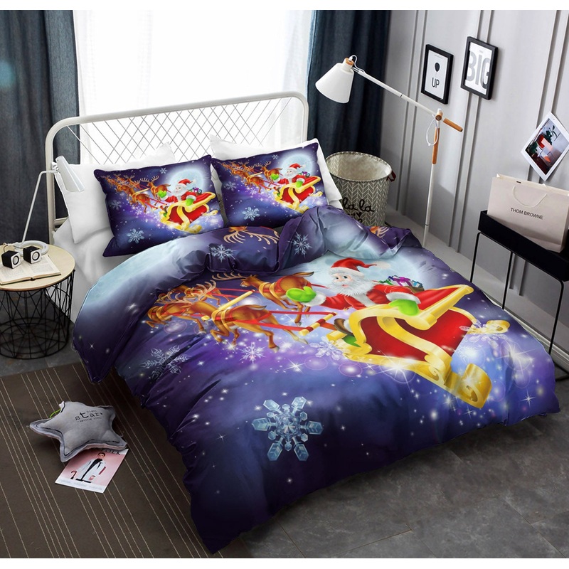 3D Christmas Santa Claus CLA22100480B Bedding Sets
