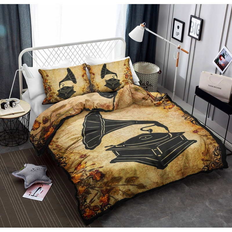 Vinyl Record Player HT160851T Bedding Sets